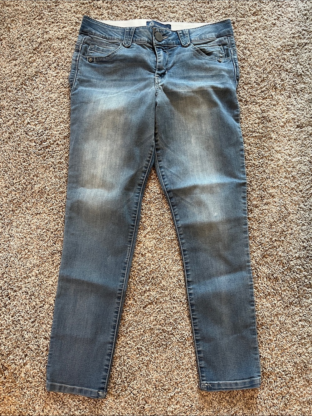 Democracy Women's Faded Blue Skinny Jeans